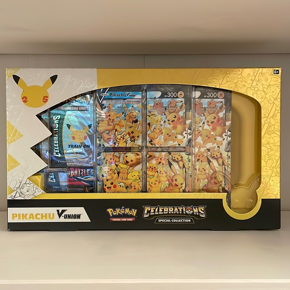 Brand New Celebrations Pikachu V-union
